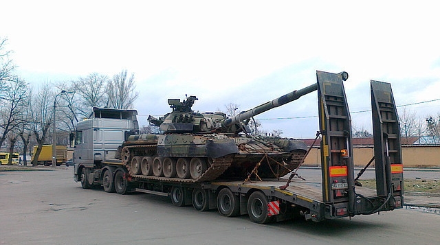 автотранспортгная перевозка военной техники